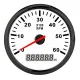 Fordulatszámmérő műszer 0-6000 fekete-fehér