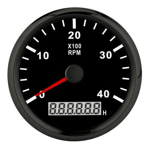 Fordulatszámmérő műszer 0-4000 fekete-fekete