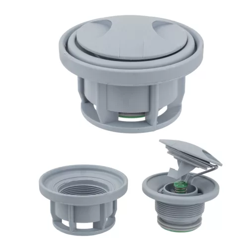Szelep gumicsónakhoz Ø55mm szürke  CEREDI