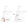 Merülő/vonal szivattyú 18 l/perc 12V SEAFLO