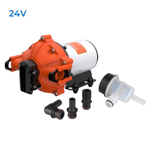 Önfelszívó nyomáskapcsolós membránszivattyú 18,9 l/perc 24V SEAFLO 52A