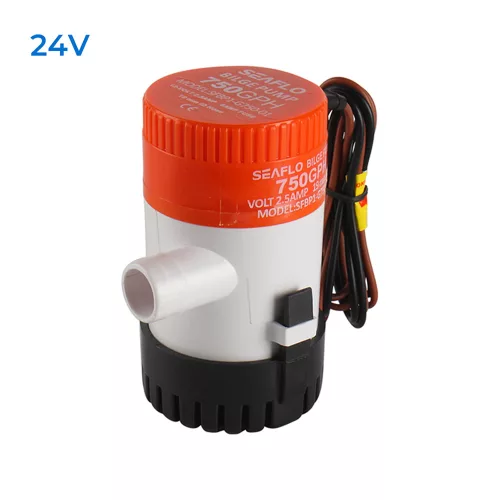 Fenékszivattyú MANUÁLIS 47l/perc 24V SEAFLO 01