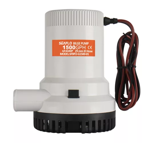 Fenékszivattyú MANUÁLIS 95l/perc 24V SEAFLO 01
