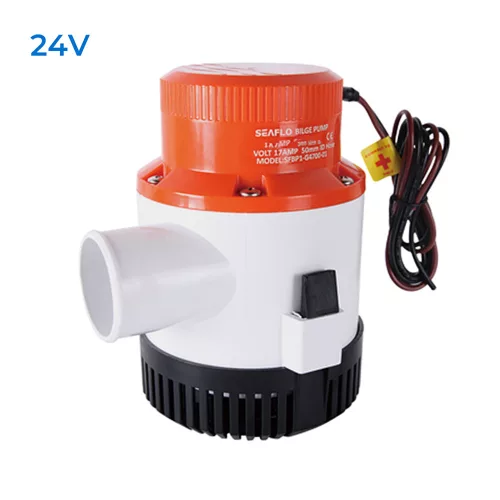 Fenékszivattyú MANUÁLIS 230l/perc 24V SEAFLO 01
