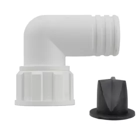   90°-os csőcsonk menetes rögzítéssel Ø29mm - 1"1/8 SEAFLO