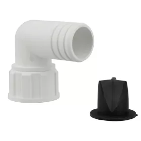   90°-os csőcsonk menetes rögzítéssel Ø29mm - 1"1/8 SEAFLO