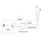 Fenékszivattyú alacsony AUTOMATA kapacitív 50l/perc 12V SEAFLO 14A