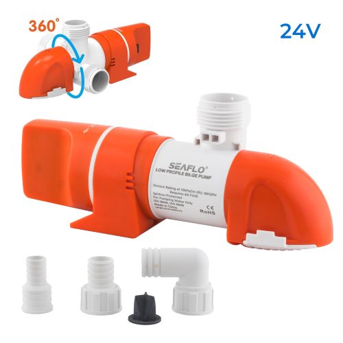Fenékszivattyú alacsony MANUÁLIS 50l/perc 25V SEAFLO 14C