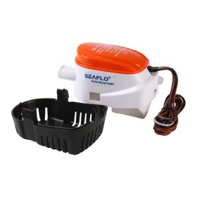   Fenékszivattyú AUTOMATA úszókapcsolóval 47l/perc 12V SEAFLO 06
