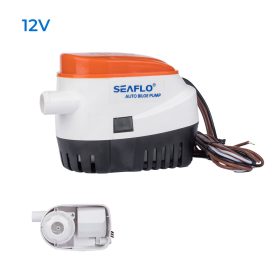   Fenékszivattyú AUTOMATA úszókapcsolóval 70l/perc 12V SEAFLO 06
