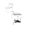 Macerátor szivattyú 45l/perc 12V SEAFLO 01
