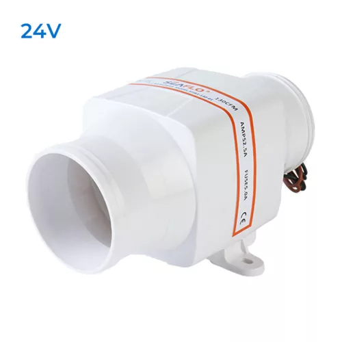 Szellőztető ventilátor - blower 220 m³/óra 24V SEAFLO