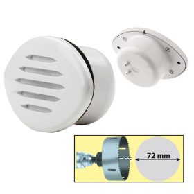Kürt beépíthető ovális fehér 130x85 mm 12V