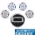 Vízálló bluetooth rádió szett 4 hangszóróval 80W