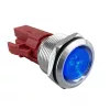 Nyomógomb ON-OFF (KI-BE) 12V 10 A kék