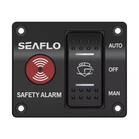   Kapcsoló automata fenékszivattyúkhoz riasztóval háromállású /MAN-OFF-AUTO/ 24V SEAFLO