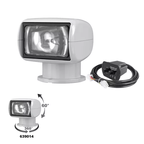 Keresőlámpa 50W 360°x60° távirányítós SEAFLO