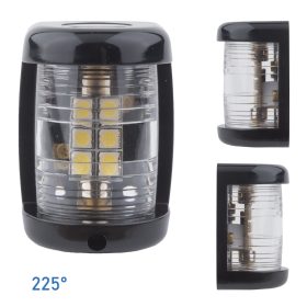 Navigációs fény FEHÉR 225° - fekete burkolat 60x43x34