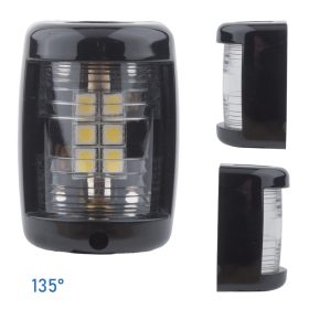 Navigációs fény FEHÉR 135° - fekete burkolat 60x43x34
