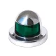 Navigációs fény ZÖLD 112,5° LED Inox