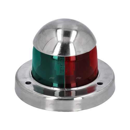 Pozíciófény PIROS/ZÖLD 225° LED Inox