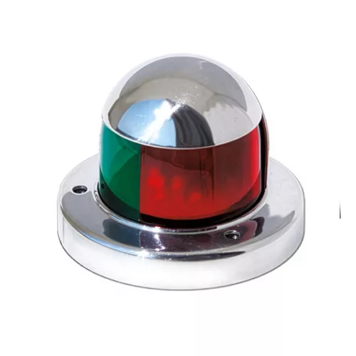 Navigációs fény PIROS/ZÖLD 225° LED Inox