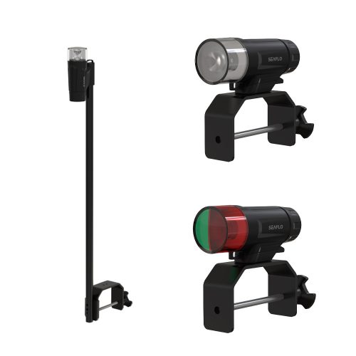 Körfény szett elemes 360° FEHÉR és PIROS/ZÖLD SEAFLO