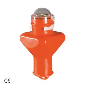 Villogó jelzőbója mentőeszköz