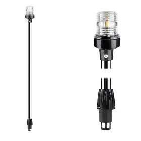 Körfény 360° LED kivehető 90 cm fekete SEAFLO