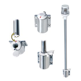 Körfény 360° falra építhető kivehető 65 cm fehér