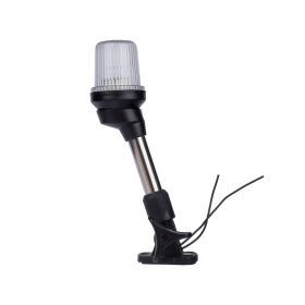 Körfény 360° lehajtható 23 cm fekete