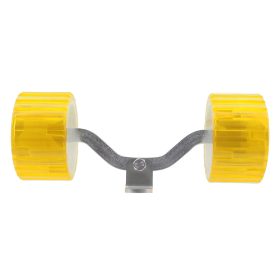 Görgős támasz pár sárga