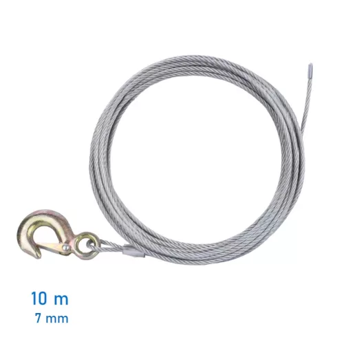 Drótkötél csörlőhöz 7 mm/10 m
