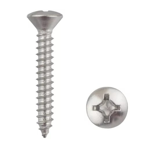 Lencsefejű csavar 4,8x32 Phillips inox