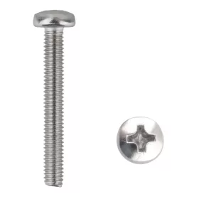 D fejű csavar M4x30 Phillips inox