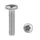 D fejű csavar M5x20 Phillips inox