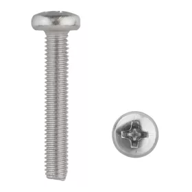 D fejű csavar M5x30 Phillips inox