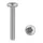 D fejű csavar M5x30 Phillips inox