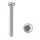 D fejű csavar M5x40 Phillips  inox