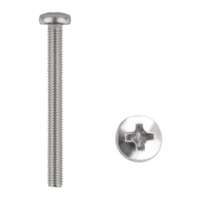 D fejű csavar M5x50 Phillips inox