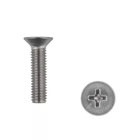 Süllyesztett fejű csavar M5x20 Phillips inox