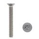 Süllyesztett fejű csavar M5x40 Phillips inox