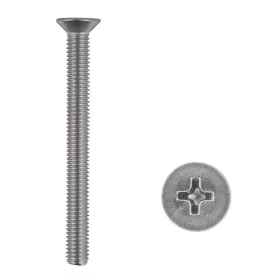 Süllyesztett fejű csavar M5x50 Phillips inox