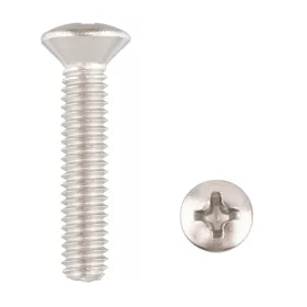 Lencse fejű csavar M4x20 Phillips inox