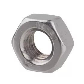 Hatlapú anya  M6 inox