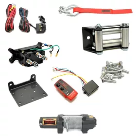   Elektromos csörlő drótkötéllel 2041 kg Highlander Large DRAGON WINCH