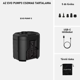 Evo Pump 3 Hordozható elektromos pumpa 1000L/perc FLEXTAIL