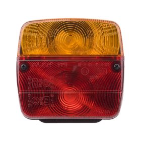   Hátsólámpa rendszámtábla világítás nélkül 105x105 mm AJ.BA - 2 izzós