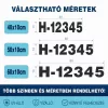 Lajstromszám szerkeszthető