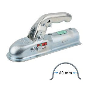 Utánfutó kapcsolófej kerek 60mm 1,4t 27cm